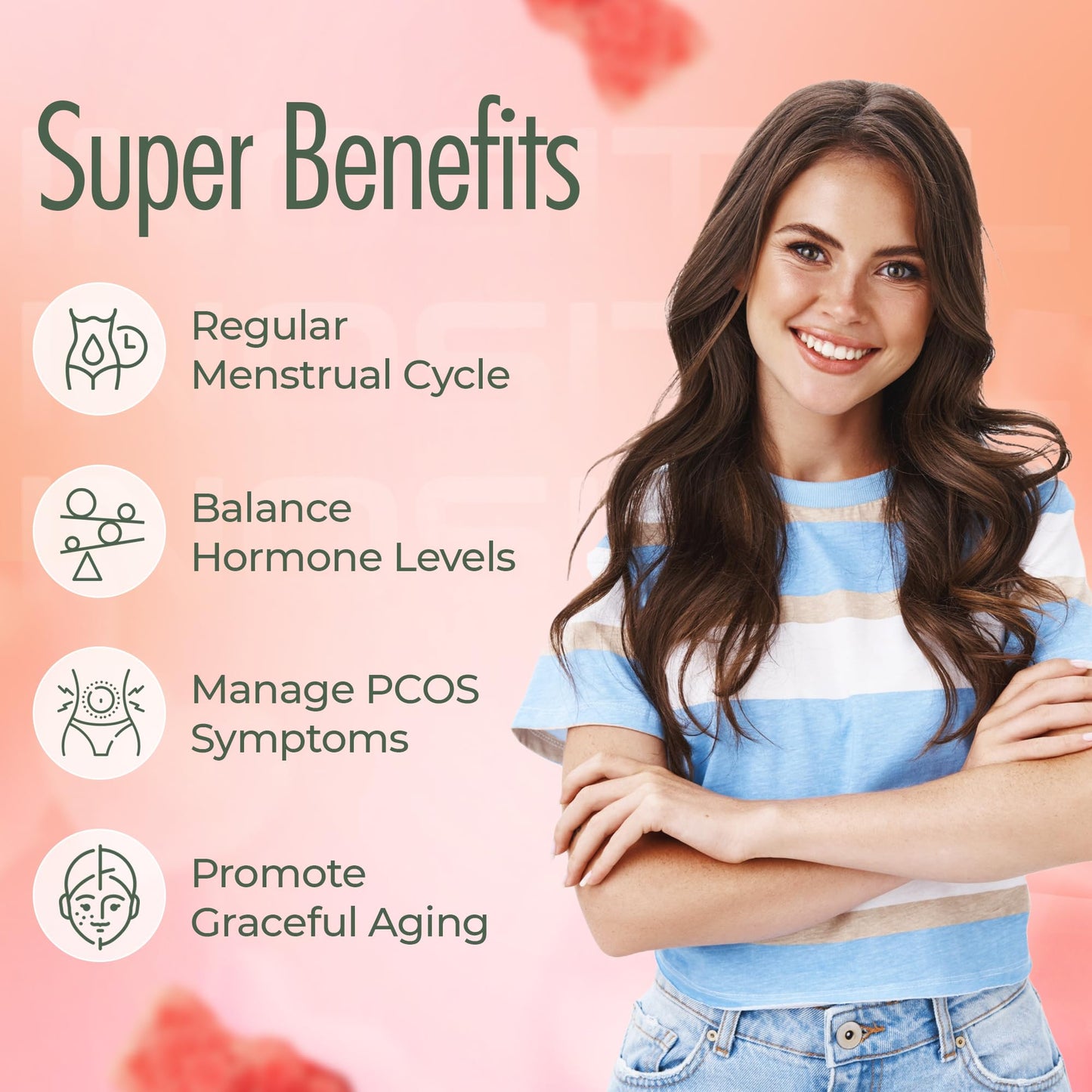 OMNICOAST GOODS, OCG Myo-Inositol & D-Chiro Inositol Gummies with Ashwagandha | PCOS Support | Ovulation & Mood Support, 40:1 Ratio Inositol for Hormone Balance, Sugar-Free, Non-GMO (60 Gummies) OMNICOAST GOODS, OCGBuy Supplements Australia