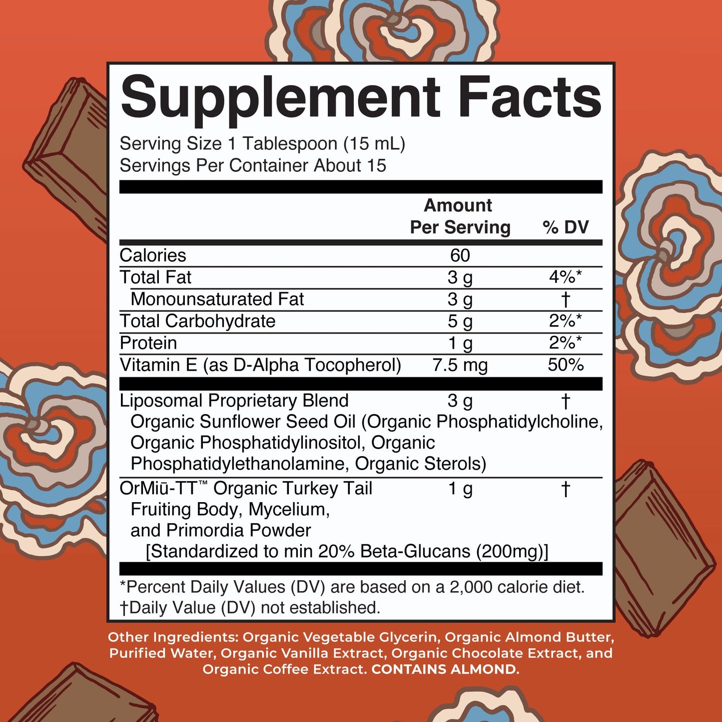 MaryRuth Organics Turkey Tail Mushroom Supplement | Ultra Absorption Liposomal | Full Spectrum | 200mg Beta-Glucans Per Serving | Vegan | 7.6 oz | 15 Servings MARYRUTH'SBuy Supplements Australia