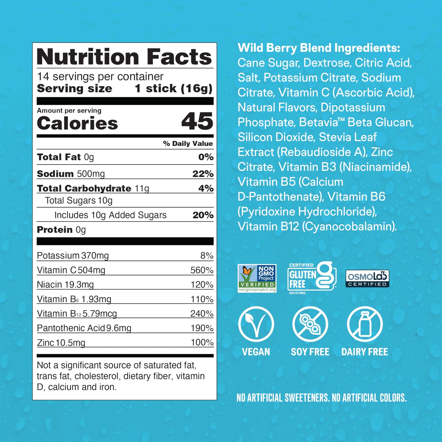 Liquid I.V.® Hydration Multiplier +Immune Support - Wild Berry Blend | Electrolyte Powder Drink Mix | 1 Pack (14 Servings) Liquid I.V.Buy Supplements Australia