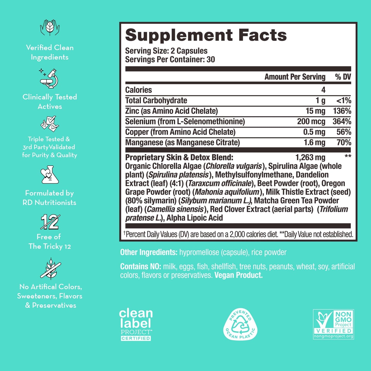 HUM Daily Cleanse Acne Supplements - Support for Clear Skin & Improved Digestion HUMBuy Supplements Australia