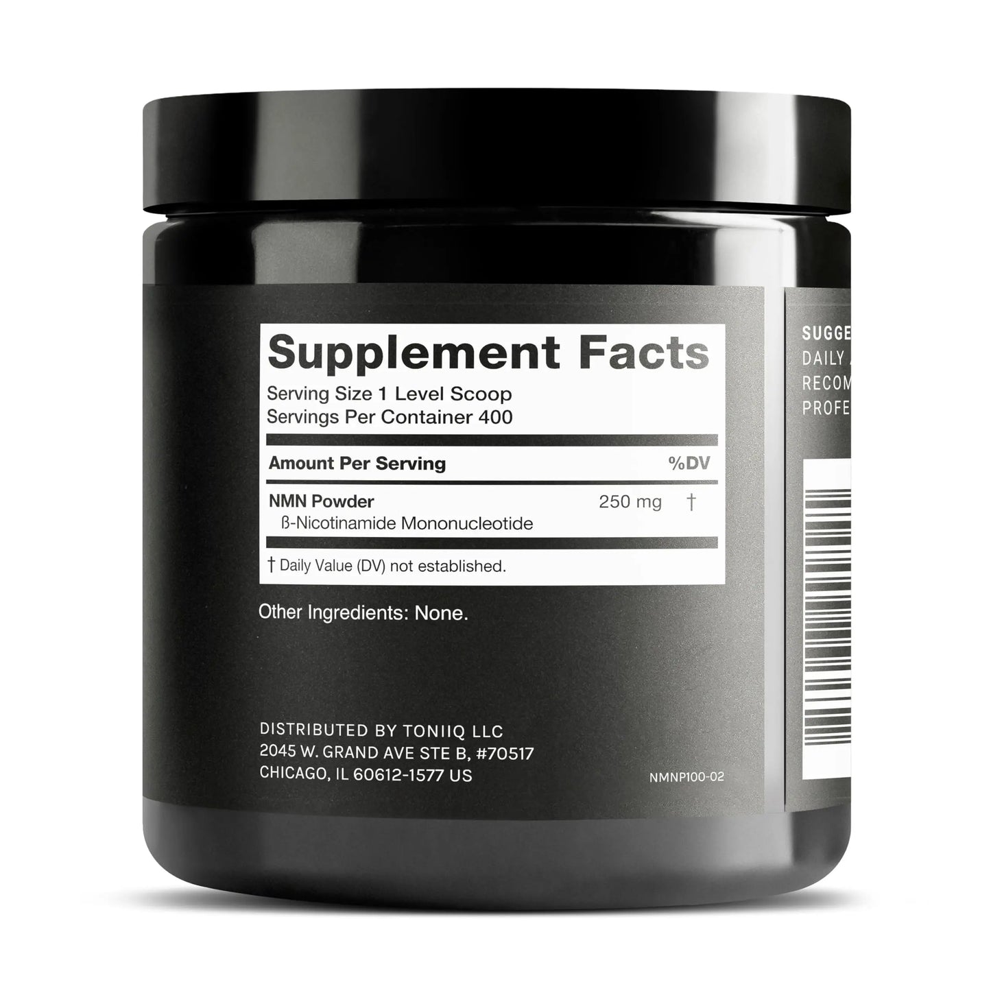 Toniiq Ultra High Purity NMN Powder - 100 Grams - 99.5% Highly Purified and Highly Bioavailable - Fully Stabilized Formula - Supports NAD+ Levels - Nicotinamide Mononucleotide Powder Supplement ToniiqBuy Supplements Australia