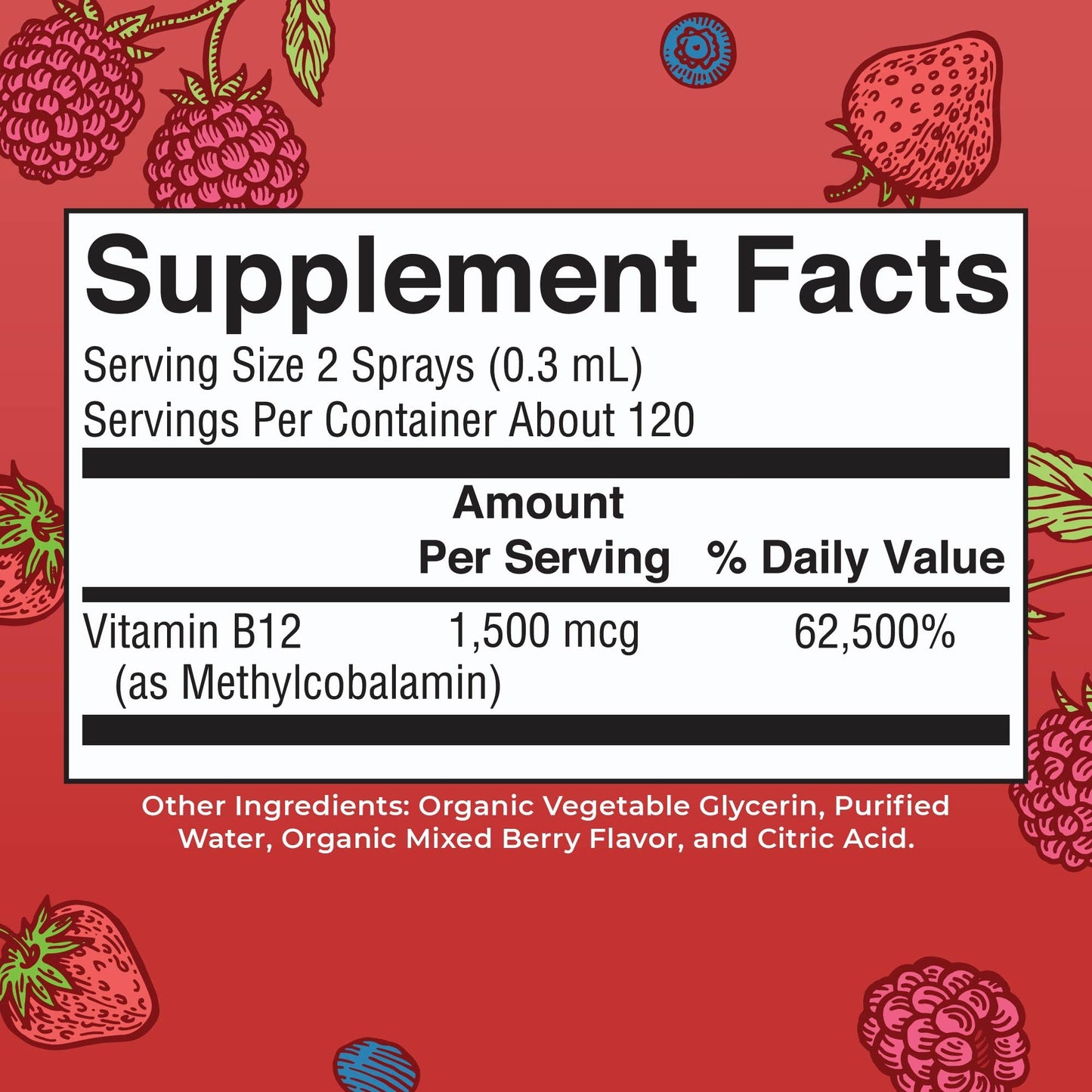 MaryRuth Organics Methyl B12 Spray | 1,500 mcg B12 Per Serving | Methylcobalamin | Energy Metabolism | Nervous System Support | Neuro Health | Vegan | Gluten Free | Sugar Free | 1 Fl Oz MARYRUTH'SBuy Supplements Australia
