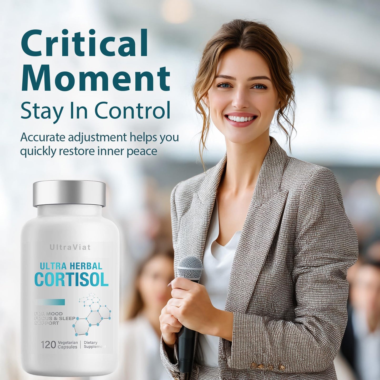 Cortisol Supplements for Women/Men, Cortisol Reducer with Ashwagandha, Rhodiola Rosea, L-Theanine, Support Hormone Balance, Stress & Sleep EVYOUNGBuy Supplements Australia
