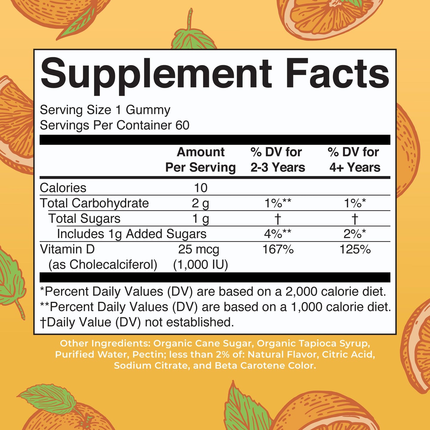 MaryRuth Organics Vitamin D3 Gummies | 2 Month Supply | Adults & Kids Vitamin D Gummy | Immune Support Supplement | VIT D3 1000IU for Bone Health&Muscle Function | Vegan | Non-GMO | Gluten Free | 60 MARYRUTH'SBuy Supplements Australia
