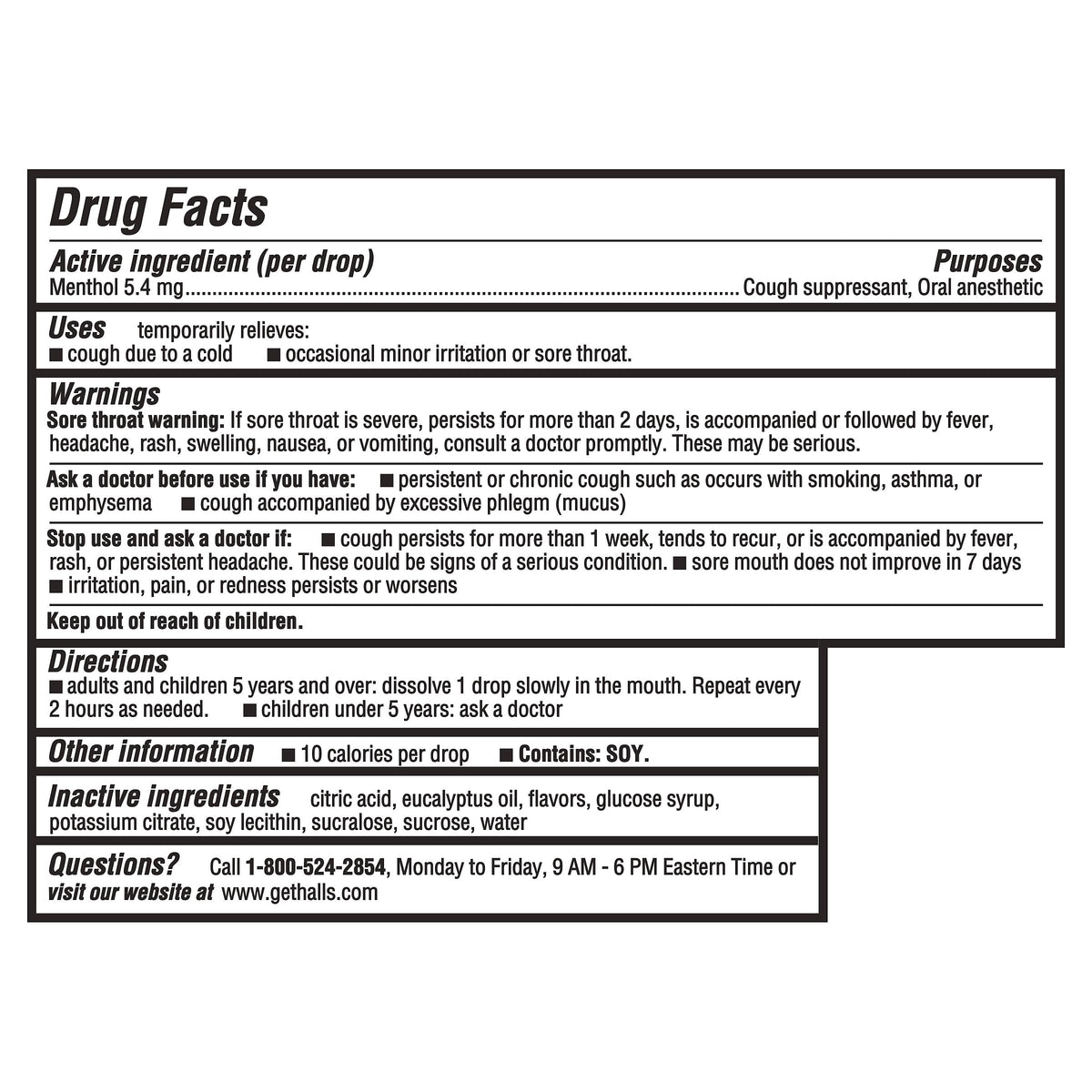 HALLS Cough and Throat Relief Mentho-Lyptus Cough Drops, 30 Drops HALLS buy supplements Au
