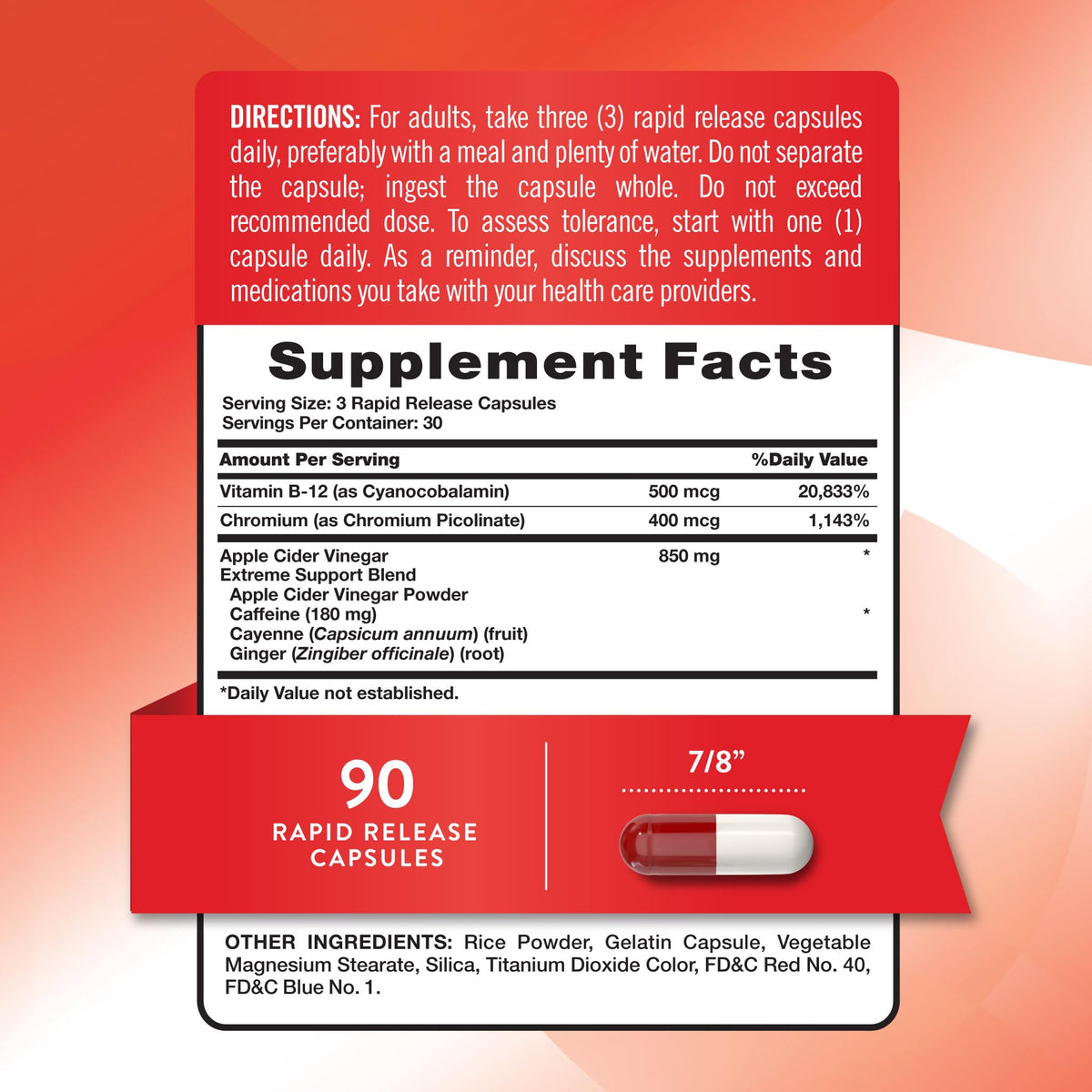 Nature's Truth Apple Cider Vinegar Pills | 90 Capsules | Non-GMO & Gluten Free Supplement Nature's Truth buy supplements Au