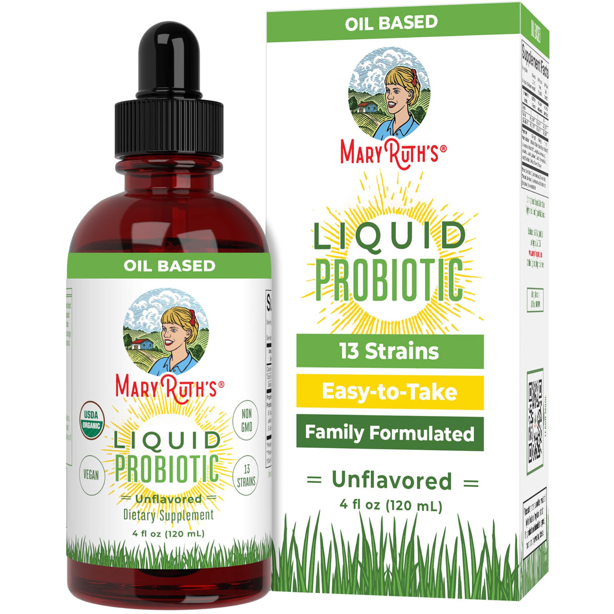 MaryRuth Organics USDA Organic Liquid Probiotic | Digestive Health | Gut Health | Probiotics for Women | Probiotics for Men | Probiotics for Kids | Acidophilus Probiotic | Non-GMO | 40 Servings MARYRUTH'SBuy Supplements Australia