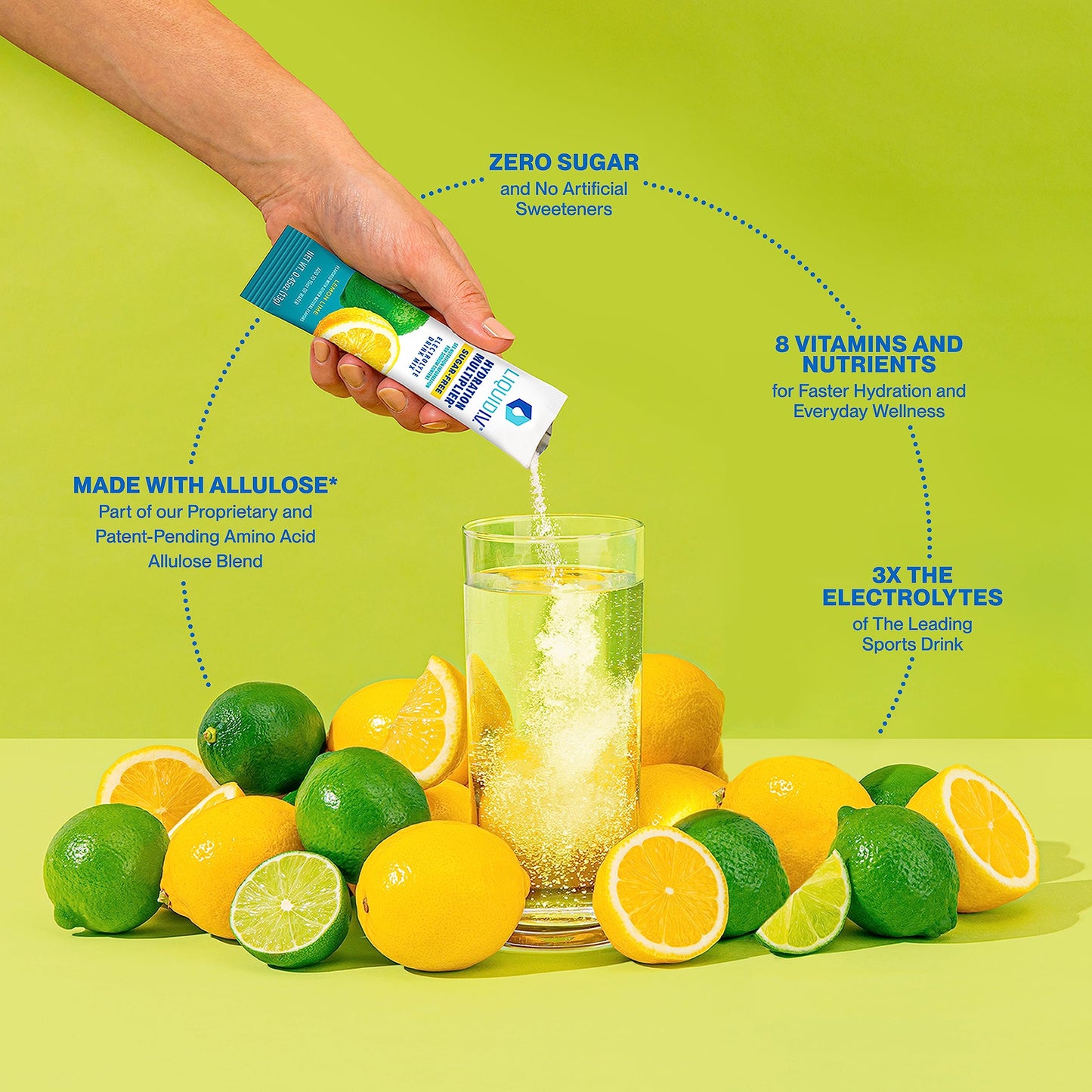 Liquid I.V. Sugar-Free Hydration Multiplier - Lemon Lime – Hydration Powder Packets Liquid I.V.Buy Supplements Australia