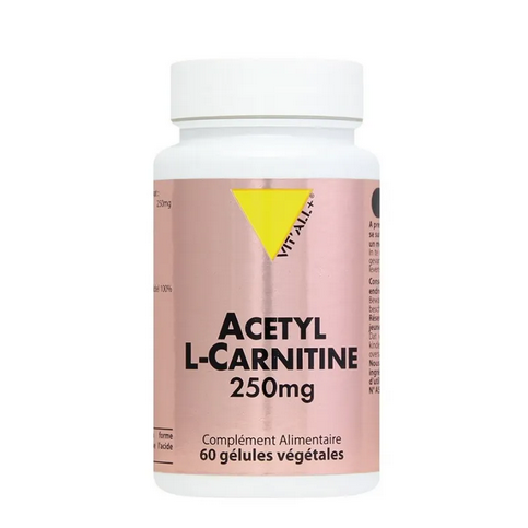 Acetyl L-Carnitine 250mg 60 capsules VIT'ALL+