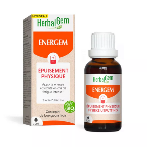 Energem BIO Flacon 30 ml Complexe Energie mentale et physique GC28 HERBALGEM