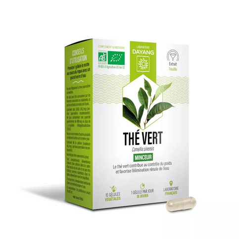 Organic green tea in capsules - DAYANG