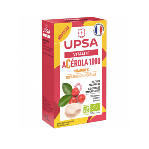 Acerola 1000 organic chewable tablets - UPSA
