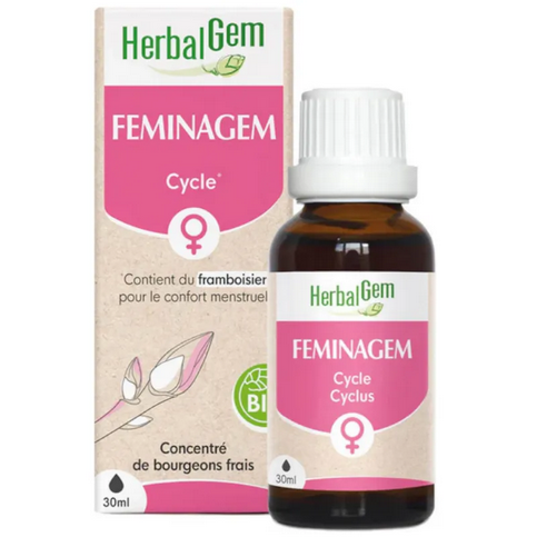 Feminagem BIO Flacon 30 ml Complexe Favorise le confort menstruel GC21 HERBALGEM