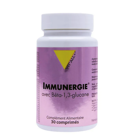 Immunergie avec Beta-1,3 glucane 30 comprimés VIT'ALL+