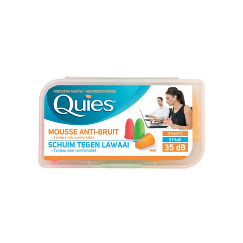 Quies foam earplugs