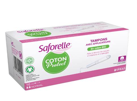 Box of 16 tampons with applicators NORMAL Saforelle