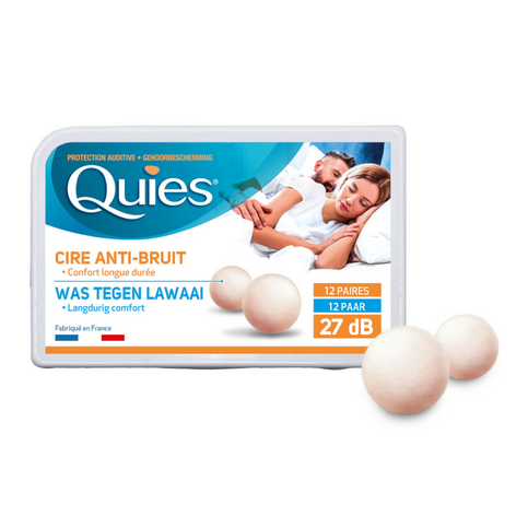 Quies wax earplugs - 8 pairs or 12 pairs