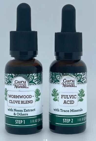 GuruNanda Paracleanse with Wormwood, Clove & Fulvic Acid with Neem Extract - 2 Step GuruNandaBuy Supplements Australia