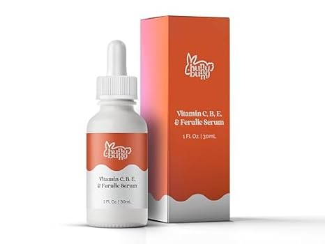 Hunny Bunny Vitamin C Serum for Face - Pure Brightening Dark Spots Sensitive Skin - Ferulic Acid, Niacinamide, L-Ascorbic Acid, Hyaluronic Acid, Vitamins B E, 1 Fl Oz Hunny Bunny buy supplements Au