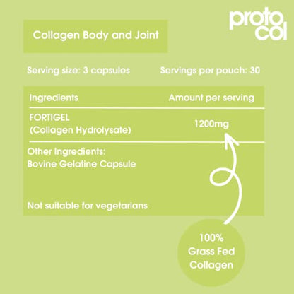 Body and Joint Care Collagen Supplement, Premium Fortigel Bioactive Peptides to Support Proto-ColBuy Supplements Australia