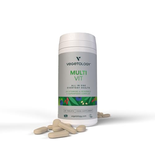 Vegetology MultiVit Vegan Multivitamins w/26 Vitamin & Mineral Supplements VegetologyBuy Supplements Australia