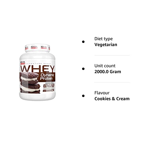 Medi-Evil Nutrition Whey Dynamic Protein, Cookies and Cream Flavour, 2kg, 66 Servings Medi-Evil NutritionBuy Supplements Australia