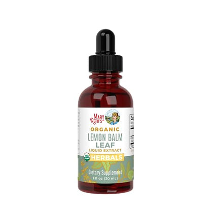 MaryRuth Organics Lemon Balm Leaf Liquid Extract | Mood Support | Relaxation | Calming | Nervine Herbal | Lemon Balm Tincture | USDA Organic | Vegan | Non-GMO | Gluten Free | 1 Fl Oz MARYRUTH'SBuy Supplements Australia