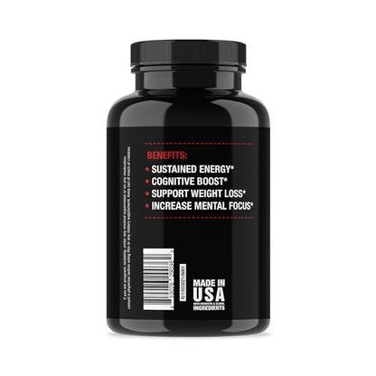 Jocko Fuel Brain Power - Nootropic Dietary Supplements for Memory & Focus wiht L Theanine, L Carnitine- Energy & Focus Supplement (90 Capsules) Jocko FuelBuy Supplements Australia