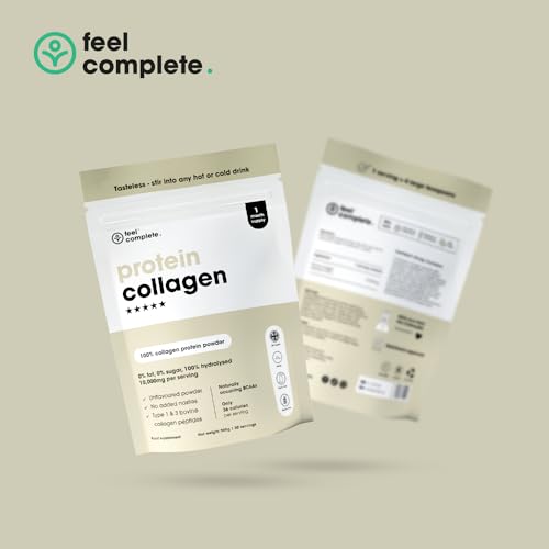 Feel Complete - High Protein Collagen - Premium Type 1 & 3 Hydrolysed Bovine Collagen - Halal - Skin, Hair & Nail Feel CompleteBuy Supplements Australia