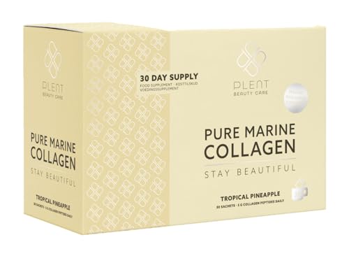 Plent Pure Marine Collagen Tropical Pineapple - Stay Beautiful - 5G Collagen Peptides Daily PlentBuy Supplements Australia