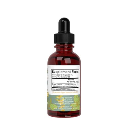 MaryRuth Organics Lemon Balm Leaf Liquid Extract | Mood Support | Relaxation | Calming | Nervine Herbal | Lemon Balm Tincture | USDA Organic | Vegan | Non-GMO | Gluten Free | 1 Fl Oz MARYRUTH'SBuy Supplements Australia