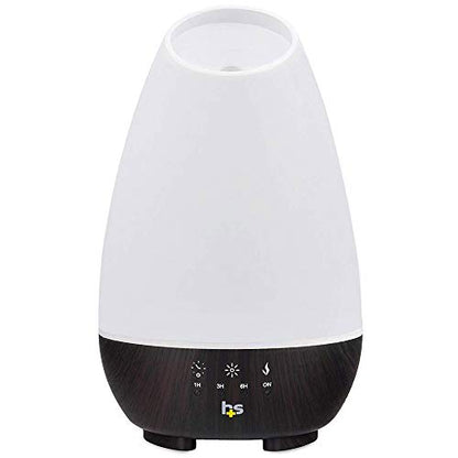 HealthSmart Essential Oil Diffuser, Cool Mist Humidifier and Aromatherapy Diffuser, FSA HSA Eligible with 500ML