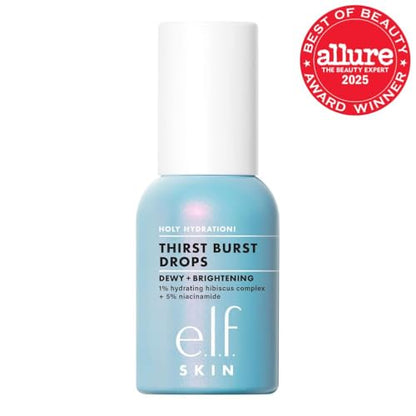 e.l.f. SKIN Holy Hydration! Thirst Burst Drops, Serum For A Radiant Complexion Instantly & Over Time