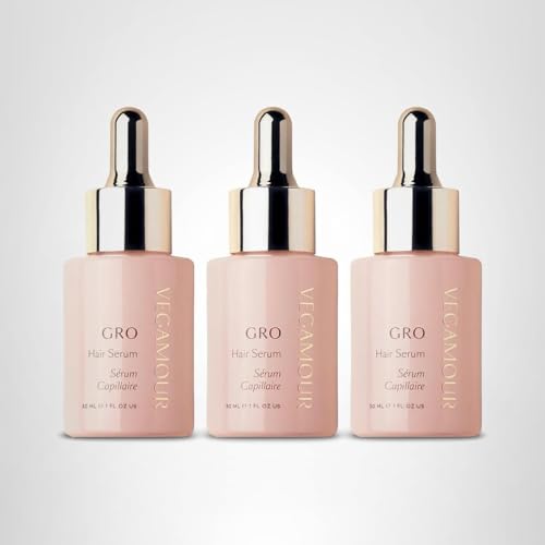 VEGAMOUR GRO Hair Serum for Hair Thinning, Thicker Fuller Looking Hair, Non Oily Tonic, 3 pack, 90 day supply VEGAMOURBuy Supplements Australia