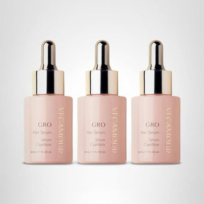 VEGAMOUR GRO Hair Serum for Hair Thinning, Thicker Fuller Looking Hair, Non Oily Tonic, 3 pack, 90 day supply VEGAMOURBuy Supplements Australia
