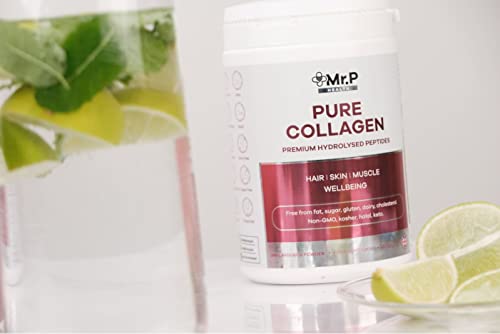 Mr.P Health Pure Collagen Peptides 400g Types I III Food Supplement Unflavoured Powder MR.P HealthBuy Supplements Australia