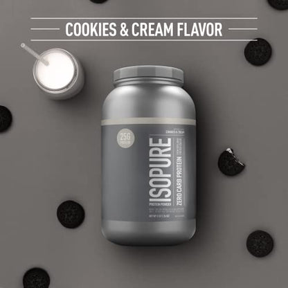 Isopure Protein Powder, Zero Carb Whey Isolate with Vitamin C & Zinc for Immune Support IsopureBuy Supplements Australia