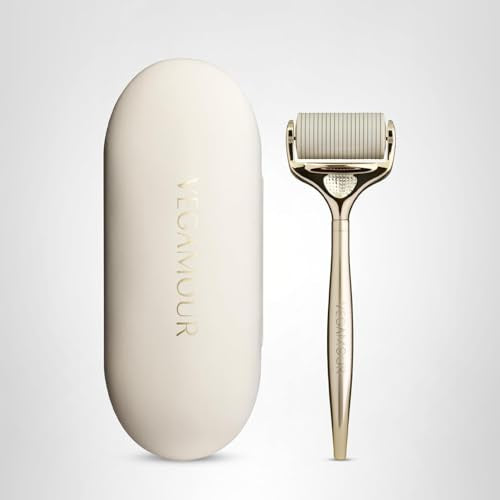 VEGAMOUR GRO+ Advanced Dermaroller | 1,200 Microneedle 0.25mm Scalp Tool | Gently Exfoliates the Scalp | Wide Head for Maximum Coverage VEGAMOURBuy Supplements Australia