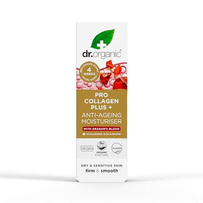 Dr Organic, Organic Pro Collagen with Dragons Blood, Natural, Vegan, Cruelty Free, Paraben & SLS Free, 50ml DR ORGANICBuy Supplements Australia