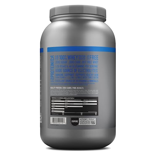Isopure Protein Powder, Creamy Vanilla Whey Isolate with Vitamin C & Zinc for Immune IsopureBuy Supplements Australia
