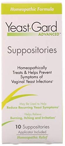 Yeast-Gard Advanced Homeopathic Suppositories 10 ea (Pack of 2) Perry EllisBuy Supplements Australia