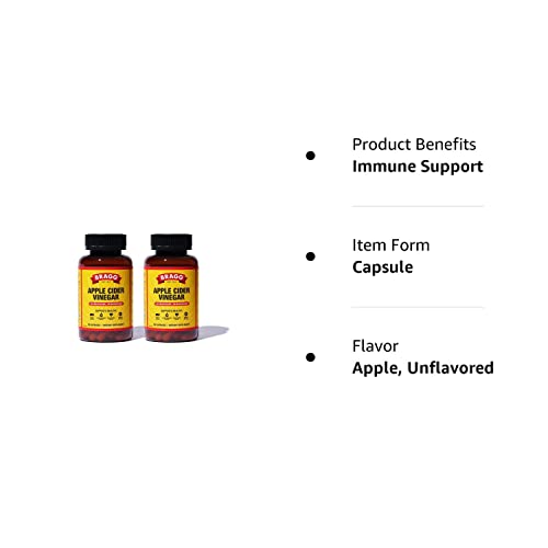 Bragg Apple Cider Vinegar Capsules - Vitamin D3 & Zinc - 750mg of Acetic Acid – Immune BraggBuy Supplements Australia