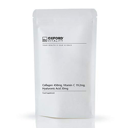 Collagen 450mg, Vitamin C 19.2mg, Hyaluronic Acid 30mg Capsules | Bones & Skin Ov OXFORD VITALITYBuy Supplements Australia