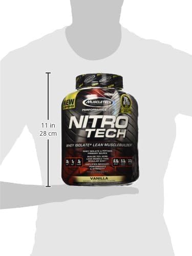 Whey Protein Powder, MuscleTech Nitro-Tech Whey Protein Isolate & Peptides, Protein MuscleTechBuy Supplements Australia