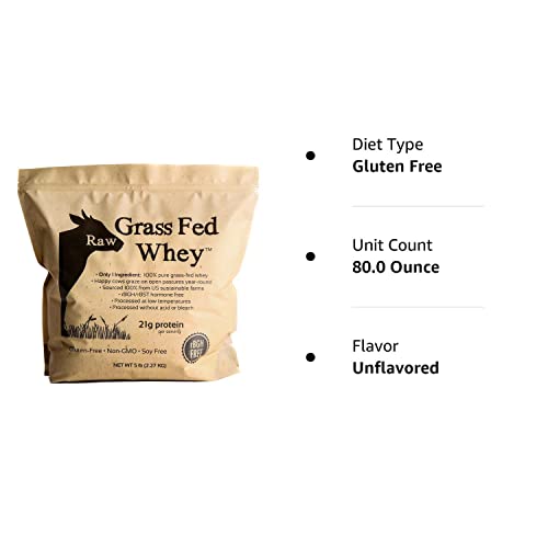 100% Raw Grass Fed Whey - Happy Healthy Cows, COLD PROCESSED Undenatured Raw Organic WheyBuy Supplements Australia