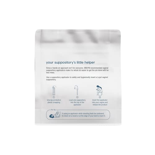 Loyal The Helper Vaginal Suppository Applicators | Efficient | Compact | Comfortable | Fits Most Brands, Pills LoyalBuy Supplements Australia