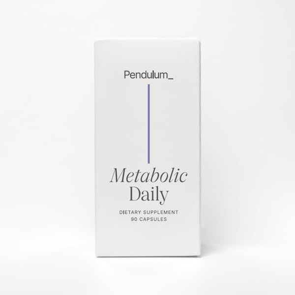 Pendulum Metabolic Daily - Multi-Strain Probiotic with Akkermansia muciniphila to Support Metabolism and Sustain Energy Levels - for Women and Men - 90 Capsules (1 Pack) PendulumBuy Supplements Australia
