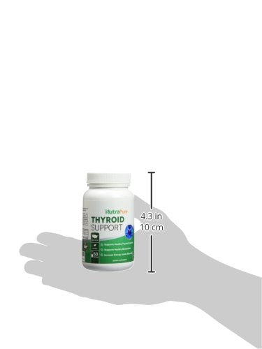 NusaPure Thyroid Support Supplement (Non-GMO) 120 caps, Ashwaganda, Iodine, Zinc, kelp, Vitamin B12, L-Tyrosine, Selenium, Copper NusaPureBuy Supplements Australia