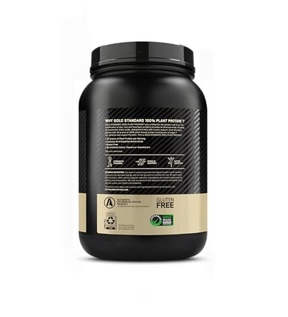 Optimum Nutrition Gold Standard 100% Plant Based Protein Powder, Gluten Free, Vegan Pro Optimum NutritionBuy Supplements Australia
