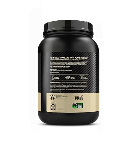 Optimum Nutrition Gold Standard 100% Plant Based Protein Powder, Gluten Free, Vegan Optimum NutritionBuy Supplements Australia